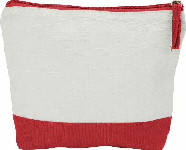 Косметичка хлопковая Cotton, красный