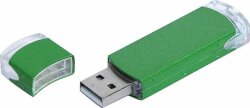Флешка 3.0 промо прямоугольной классической формы, 128 Гб, зеленый