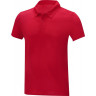 Мужская стильная футболка поло с короткими рукавами Elevate Deimos, красный, размер S (48)