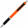 Однотонная шариковая ручка Turbo с резиновой накладкой, оранжевый