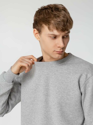 Свитшот Molti Toima Heavy 2.0 унисекс, серый меланж, размер XS