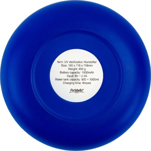Увлажнитель с UV лампой Antibacterial Istria Ultramarine, синий