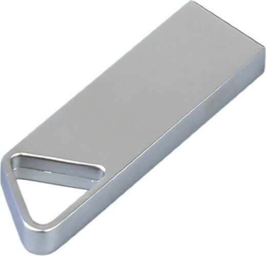 USB 2.0-флешка на 64 Гб с мини чипом, компактный дизайн, отверстие треугольной формы для цепочки