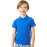 Рубашка поло US Basic First детская, классический синий, размер 10 (140)