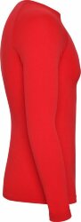 Футболка Roly Prime мужская с длинным рукавом, красный, размер XL-2XL
