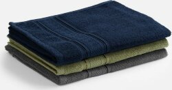 Полотенце махровое Terrychic, среднее, зеленое