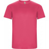  Футболка Roly Imola мужская, неоновый розовый, размер S (44)