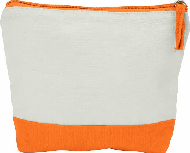 Косметичка хлопковая Cotton, оранжевый