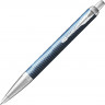  Шариковая ручка Parker IM Premium K318 Blue Grey CT, стержень: M, цвет чернил: blue, в подарочной упаковке