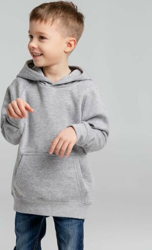 Толстовка детская Stellar Kids, серый меланж, 8 лет (118-128 см)