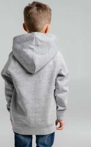 Толстовка детская Stellar Kids, серый меланж, 8 лет (118-128 см)