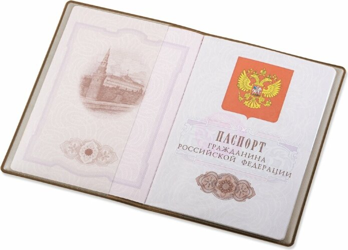 Классическая обложка для паспорта Favor, бежевая