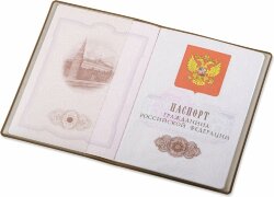 Классическая обложка для паспорта Favor, бежевая