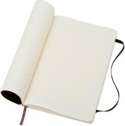 Записная книжка Moleskine Classic Soft (в линейку), Large (13х21 см), черный