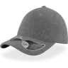 Бейсболка UNI-CAP POLARFLEECE, без панелей и швов, без застежки, серый