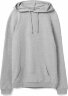Толстовка с капюшоном унисекс Hoodie, серый меланж, XS