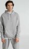 Толстовка с капюшоном унисекс Hoodie, серый меланж, XS