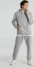 Толстовка с капюшоном унисекс Hoodie, серый меланж, XS