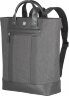 Сумка-рюкзак VICTORINOX Architecture Urban2 2way Carry Tote 15'', серая,полиэстер/кожа, 40x15x40см,20л