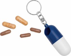 Таблетница Capsule, белый/синий