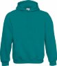 Толстовка Hooded, темно-бирюзовая, XS