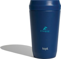 Термостакан Topl из переработанной стали с крышкой 360°, 354 мл