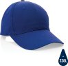 Бейсболка XD Collection Impact из переработанного хлопка AWARE™, 6 клиньев, 190 г/м2, синий