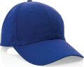 Бейсболка XD Collection Impact из переработанного хлопка AWARE™, 6 клиньев, 190 г/м2, синий