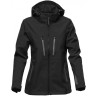 Куртка софтшелл женская Stormtech Patrol, черная с серым, размер XXL