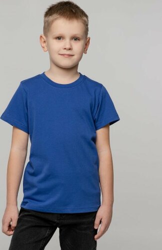 Футболка детская T-Bolka Kids, ярко-синяя, 14 лет