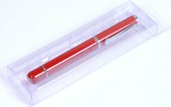 USB-флешка на 8 Гб в виде ручки с мини чипом, красный