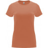  Футболка Roly Capri женская, ярко-оранжевый, размер XL (48-50)