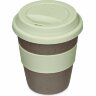 Стакан с силиконовой крышкой Cafe, olive