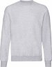 Свитшот с начесом CLASSIC SET-IN SWEAT 280, серый меланж, 3XL