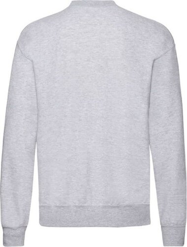 Свитшот с начесом CLASSIC SET-IN SWEAT 280, серый меланж, 3XL