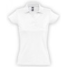 Рубашка поло женская Sol's Prescott Women 170, белая, размер M