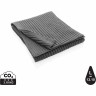 Вязаный шарф XD Collection Impact из Polylana® AWARE™, 180x25 см, серый