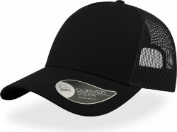 Бейсболка RAPPER COTTON, 5 клиньев, пластиковая застежка, черный, универсальный