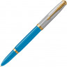  Перьевая ручка Parker 51 Premium Turquoise GT перо: M, чернила: Black, Blue, в подарочной упаковке