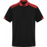 Рубашка поло Roly Samurai, черный/красный, размер S (44)