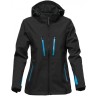 Куртка софтшелл женская Stormtech Patrol, черная с синим, размер XS