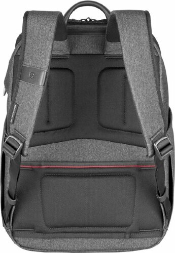 Рюкзак VICTORINOX Architecture Urban2 City Backpack 14'', серый, полиэстер / кожа, 30x19x42 см, 17 л
