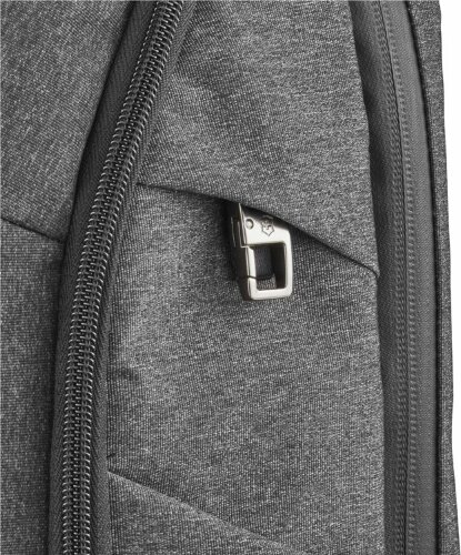 Рюкзак VICTORINOX Architecture Urban2 City Backpack 14'', серый, полиэстер / кожа, 30x19x42 см, 17 л