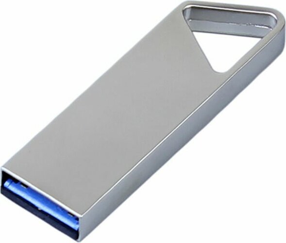 USB 3.0-флешка на 64 Гб с мини чипом, компактный дизайн, отверстие треугольной формы для цепочки