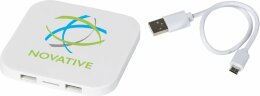Беспроводное зарядное устройство-хаб Avenue Ozone, белый