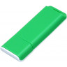  Флешка прямоугольной формы, оригинальный дизайн, двухцветный корпус, 32 Гб, зеленый/белый