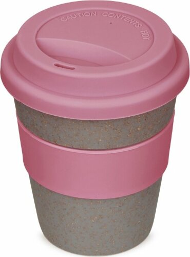 Стакан с силиконовой крышкой Cafe, dust pink