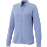  Женская рубашка Elevate Bigelow из пике с длинным рукавом, светло-синий, размер M (44-46)