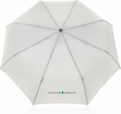 Зонт с автоматическим открыванием XD Collection Kaycey из rPET и древесины акации AWARE™, d54 см, бежевый