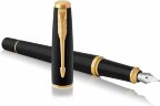 Ручка перьевая Parker Urban Core Muted Black GT, ченый/золотистый